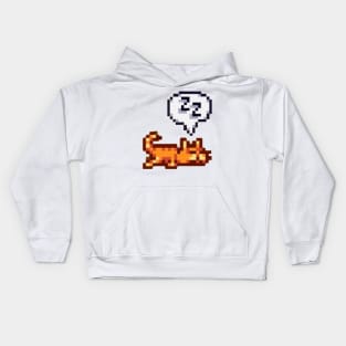 Stardew Valley Sleeping Cat (Sploot) Kids Hoodie